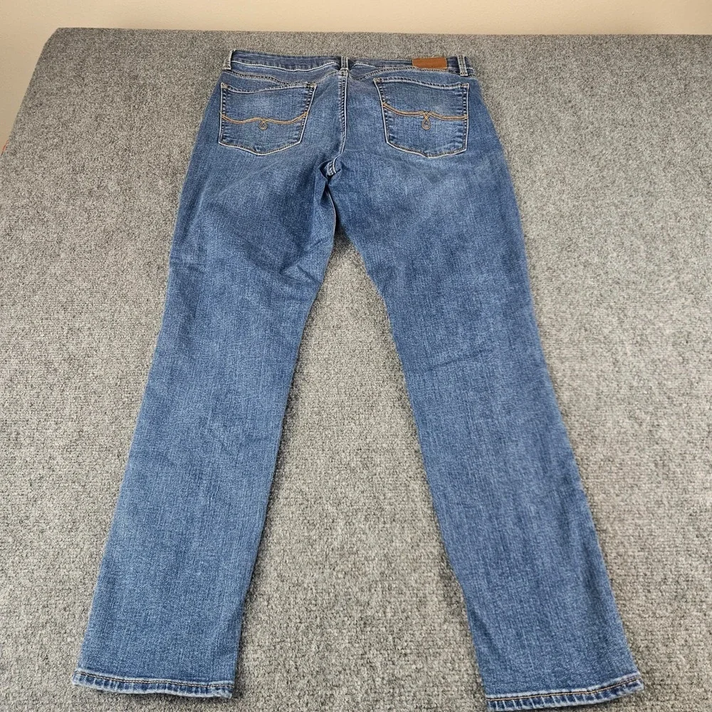 Lucky Brand Lolita Skinny Jeans‎ Womens 14/32 Medium Wash Blue Denim Mid Rise